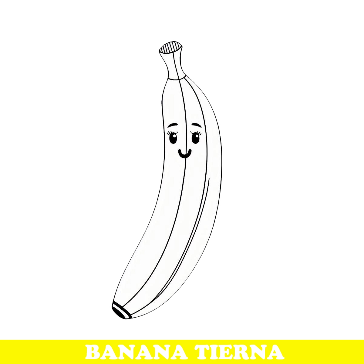 Dibujo de una Banana tierna